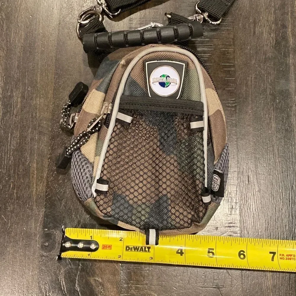 Universal Studios Mini Day Pack Camo Green Brown Grey